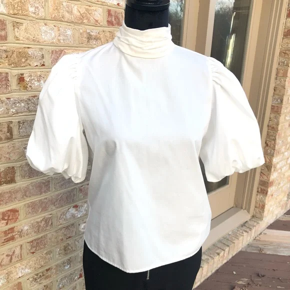 Theory Shirt Puff Sleeve - Picture 5 of 7